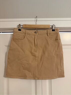 NWOT Aritzia Wilfred Denim Mini Skirt